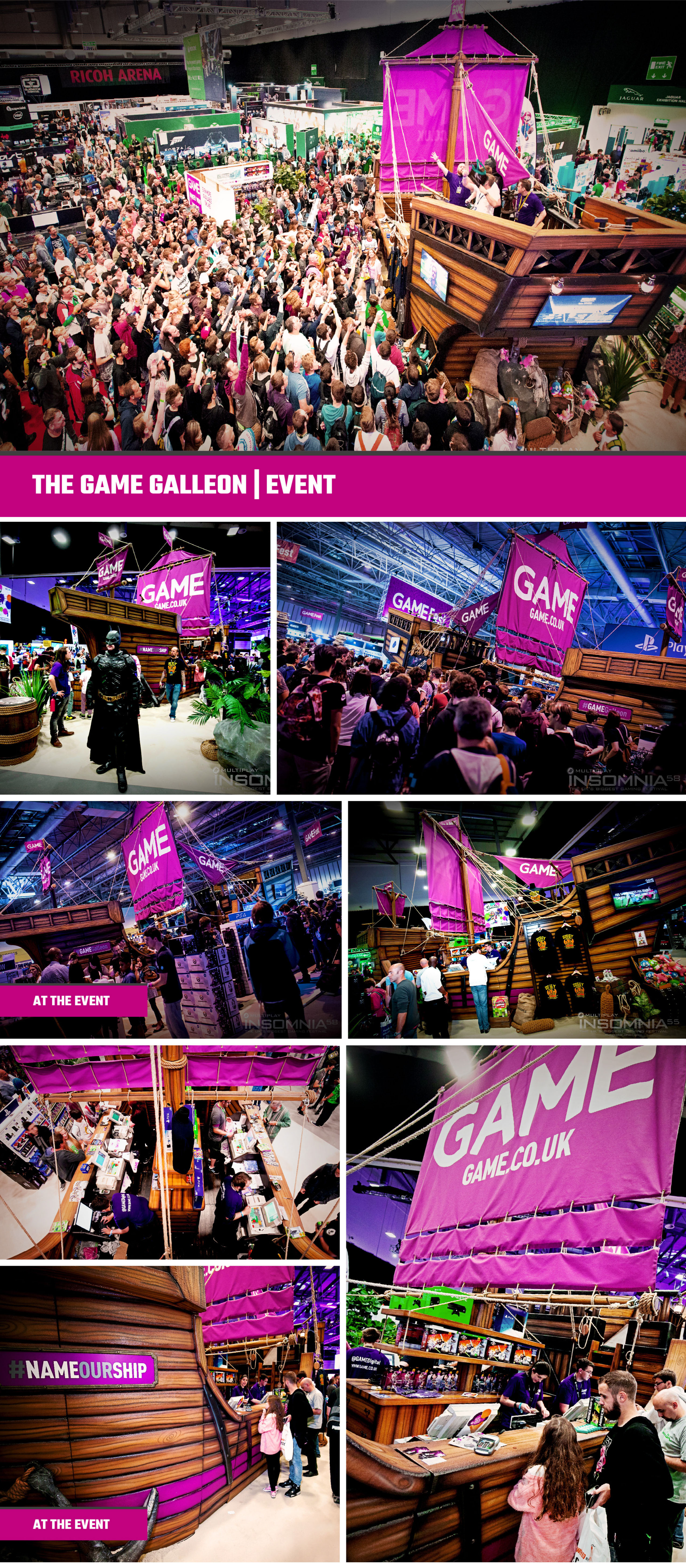 MUSE Design Winners - The Game Galleon - Exhibition Stand